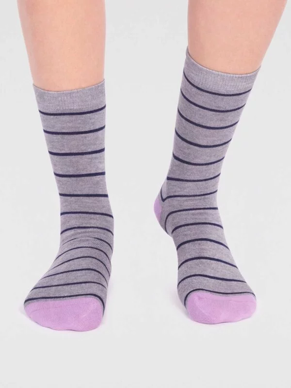 Thought Pack of 3 Kiara Bamboo Bunny Socks (Adult Size 4-7) - Image 3