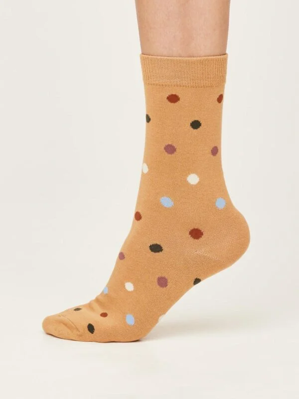 Thought Polka Dot Socks (Adult Size 4-7)