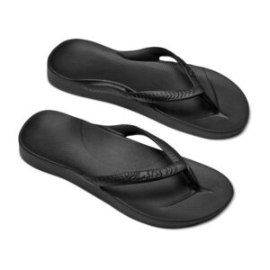 Black - Arch Support Flip Flops