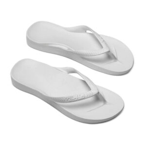 White - Arch Support Flip Flops