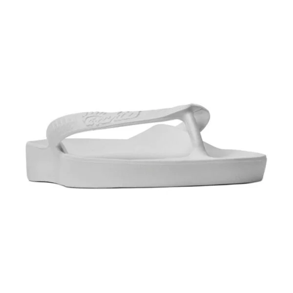 White - Arch Support Flip Flops - Image 3