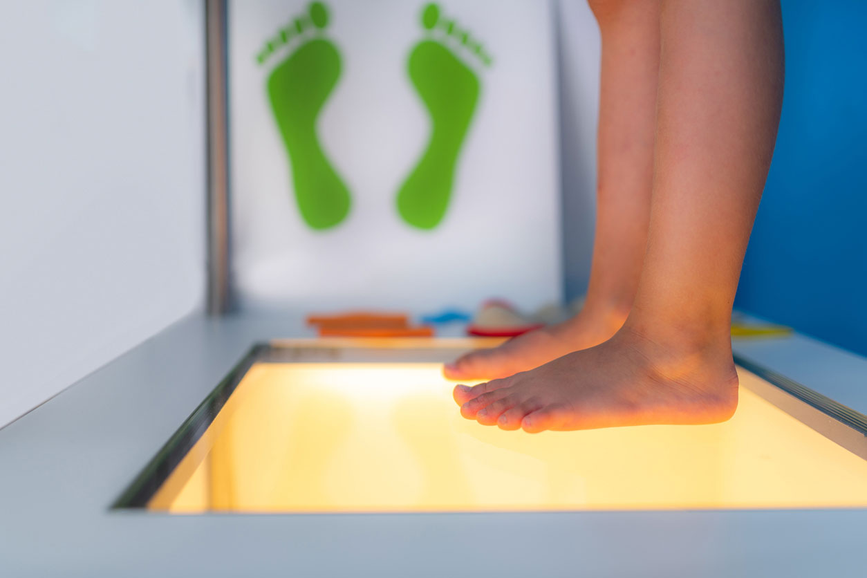 Paediatric Podiatry foot scan